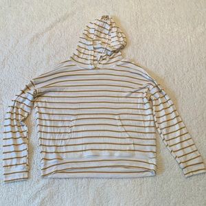 American eagle striped hoodie
